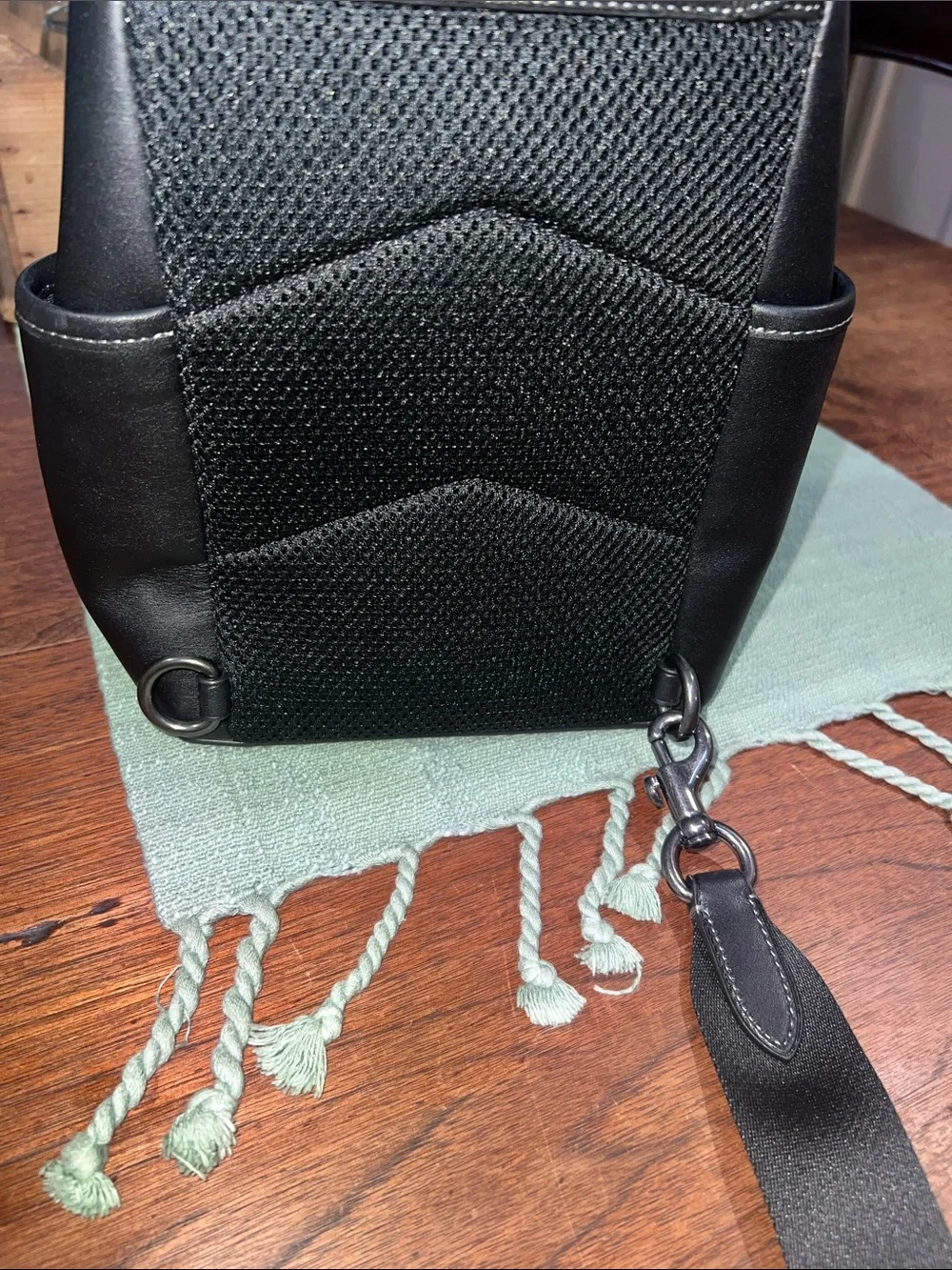 NWT Coach CU111 Racer Pack in Black Leather